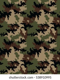 Fashionable camouflage pattern, vector illustration.Military print .Seamless vector wallpaper