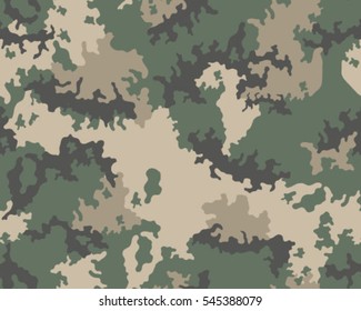 Fashionable camouflage pattern, vector illustration.Military print .Seamless vector wallpaper