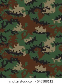 Fashionable camouflage pattern, vector illustration.Military print .Seamless vector wallpaper