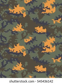 Fashionable camouflage pattern, vector illustration.Military print .Seamless vector wallpaper