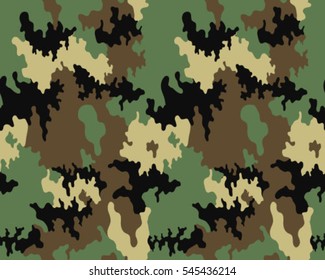 Fashionable camouflage pattern, vector illustration.Military print .Seamless vector wallpaper