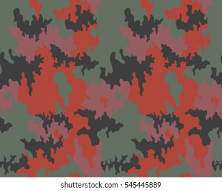 Fashionable camouflage pattern, vector illustration.Military print .Seamless vector wallpaper