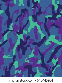 Fashionable camouflage pattern, vector illustration.Military print .Seamless vector wallpaper