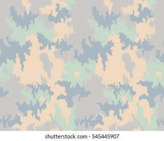 Fashionable camouflage pattern, vector illustration.Military print .Seamless vector wallpaper