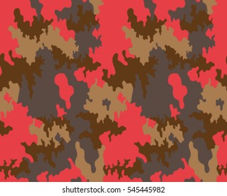 Fashionable camouflage pattern, vector illustration.Military print .Seamless vector wallpaper