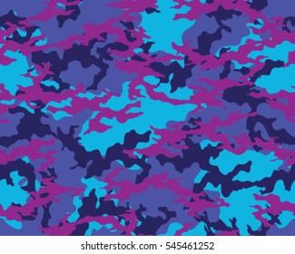 Fashionable camouflage pattern, vector illustration.Military print .Seamless vector wallpaper