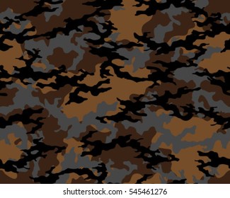 Fashionable camouflage pattern, vector illustration.Military print .Seamless vector wallpaper