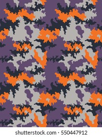 Fashionable camouflage pattern, vector illustration.Military print .Seamless vector wallpape