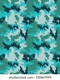 Fashionable camouflage pattern, vector illustration.Military print .Seamless vector wallpape