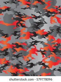 Fashionable camouflage pattern, vector illustration.Military print .Seamless vector wallpaper