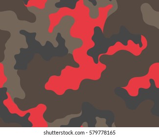 Fashionable camouflage pattern, vector illustration.Military print .Seamless vector wallpaper