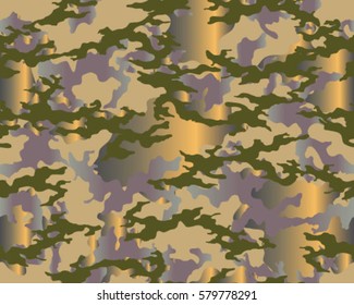Fashionable camouflage pattern, vector illustration.Military print .Seamless vector wallpaper