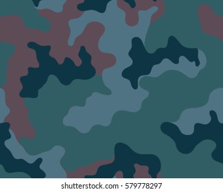 Fashionable camouflage pattern, vector illustration.Military print .Seamless vector wallpaper