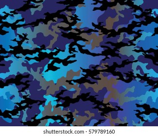 Fashionable camouflage pattern, vector illustration.Military print .Seamless vector wallpaper