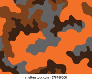 Fashionable camouflage pattern, vector illustration.Military print .Seamless vector wallpaper