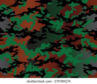 Fashionable camouflage pattern, vector illustration.Military print .Seamless vector wallpaper