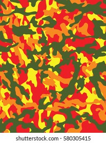Fashionable camouflage pattern, vector illustration.Military print .Seamless vector wallpaper
