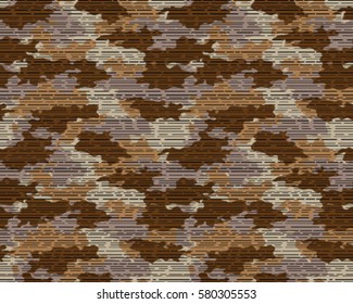 Fashionable camouflage pattern, vector illustration.Military print .Seamless vector wallpaper