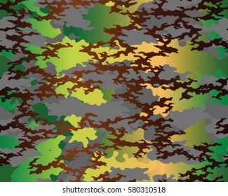 Fashionable camouflage pattern, vector illustration.Military print .Seamless vector wallpaper