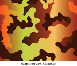 Fashionable camouflage pattern, vector illustration.Military print .Seamless vector wallpaper