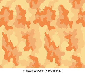 Fashionable camouflage pattern, vector illustration.Military print .Seamless vector wallpaper