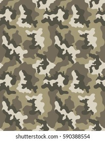 Fashionable camouflage pattern, vector illustration.Military print .Seamless vector wallpaper
