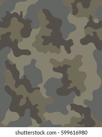 Fashionable camouflage pattern, vector illustration.Military print .Seamless vector wallpaper