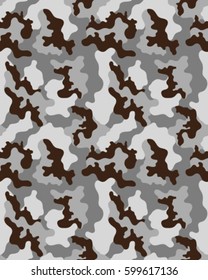 Fashionable camouflage pattern, vector illustration.Military print .Seamless vector wallpaper