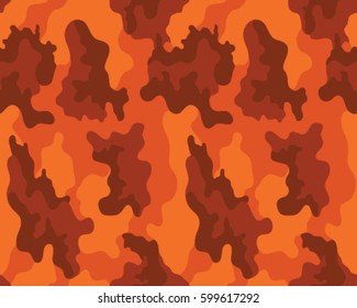 Fashionable camouflage pattern, vector illustration.Military print .Seamless vector wallpaper