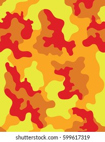Fashionable camouflage pattern, vector illustration.Military print .Seamless vector wallpaper