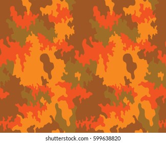 Fashionable camouflage pattern, vector illustration.Military print .Seamless vector wallpaper