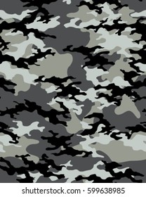 Fashionable camouflage pattern, vector illustration.Military print .Seamless vector wallpaper