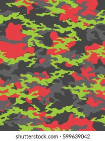 Fashionable camouflage pattern, vector illustration.Military print .Seamless vector wallpaper
