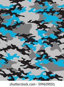 Fashionable camouflage pattern, vector illustration.Military print .Seamless vector wallpaper