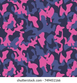 Fashionable camouflage pattern, vector illustration.Military print  Vector wallpaper