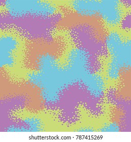 Fashionable camouflage pattern, vector illustration.Military print  Vector wallpaper. trendy neon colors, holographic effect. Vibrant pop art pattern. Bright repeating design
