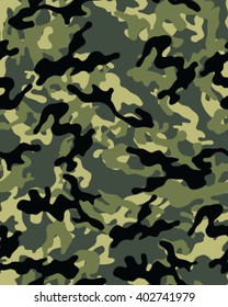 Fashionable camouflage pattern, vector illustration.Millatry print