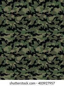 Fashionable camouflage pattern, vector illustration.Millatry print .Seamless vector wallpaper