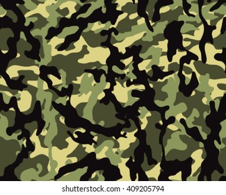 Fashionable camouflage pattern, vector illustration.Millatry print .Seamless vector wallpaper
