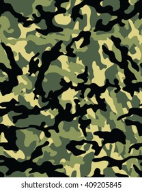 Fashionable camouflage pattern, vector illustration.Millatry print .Seamless vector wallpaper
