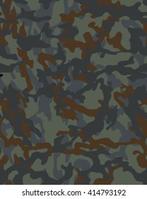 Fashionable camouflage pattern, vector illustration.Millatry print .Seamless vector wallpaper
