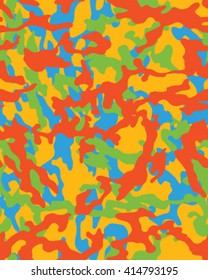 Fashionable camouflage pattern, vector illustration.Millatry print .Seamless vector wallpaper
