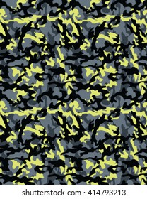 Fashionable camouflage pattern, vector illustration.Millatry print .Seamless vector wallpaper
