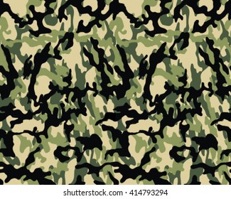 Fashionable camouflage pattern, vector illustration.Millatry print .Seamless vector wallpaper
