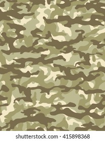 Fashionable camouflage pattern, vector illustration.Millatry print .Seamless vector wallpaper
