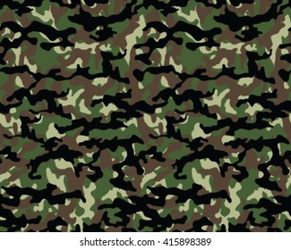 Fashionable camouflage pattern, vector illustration.Millatry print .Seamless vector wallpaper
