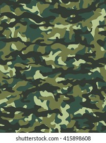 Fashionable camouflage pattern, vector illustration.Millatry print .Seamless vector wallpaper
