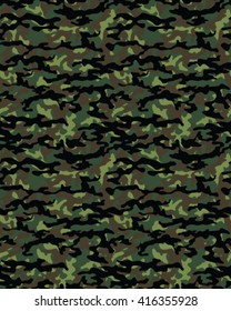 Fashionable camouflage pattern, vector illustration.Millatry print .Seamless vector wallpaper
