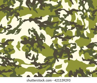 Fashionable camouflage pattern, vector illustration.Millatry print .Seamless vector wallpaper
