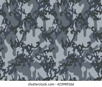 Fashionable camouflage pattern, vector illustration.Millatry print .Seamless vector wallpaper
